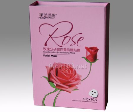 澳蘭貝斯玫瑰粉嫩柔滑面貼膜