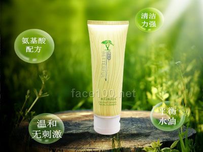 椰子活膚潔面乳