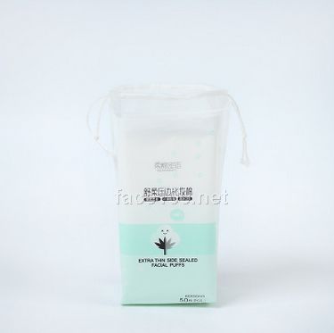 柔棉密語雙面壓邊夾棉化妝棉 護膚棉美妝工具 50片批發