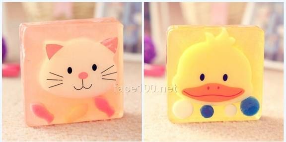 卡通皂小貓小鴨