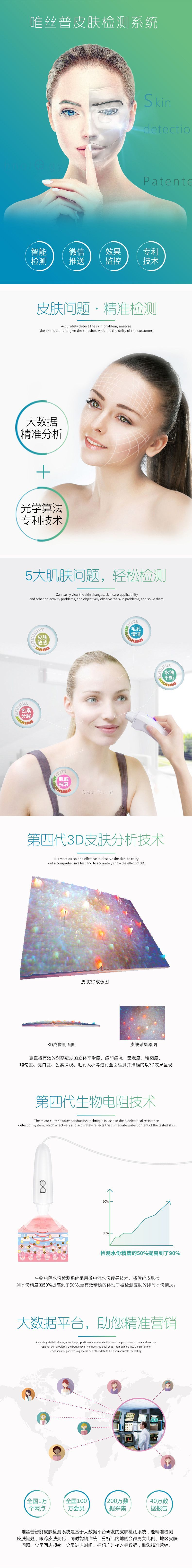 WAX-PF012唯絲普全臉肌膚檢測系統