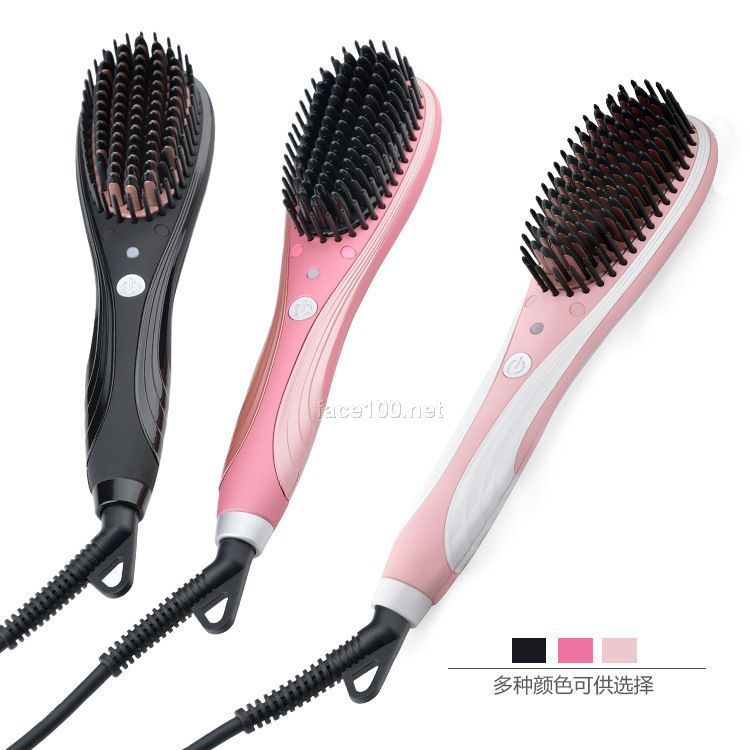 多功能直發(fā)梳陶瓷亞馬遜神器直卷發(fā)梳外貿(mào)專款 曲直S105