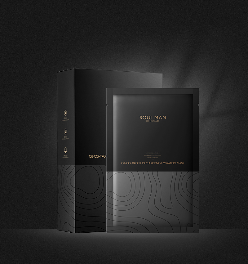 極男控油凈膚補水面膜