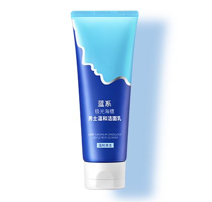 藍系極光海檀男士溫和潔面乳