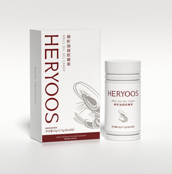 和優良品磷蝦油凝膠糖果歐米伽-3等血管清道夫